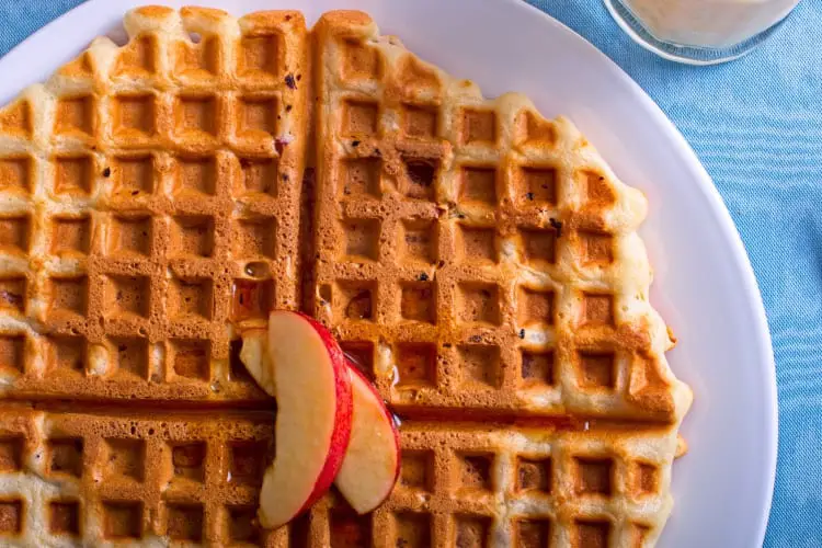 Apple Cinnamon Waffles