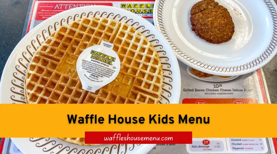 Waffle House Kids Menu