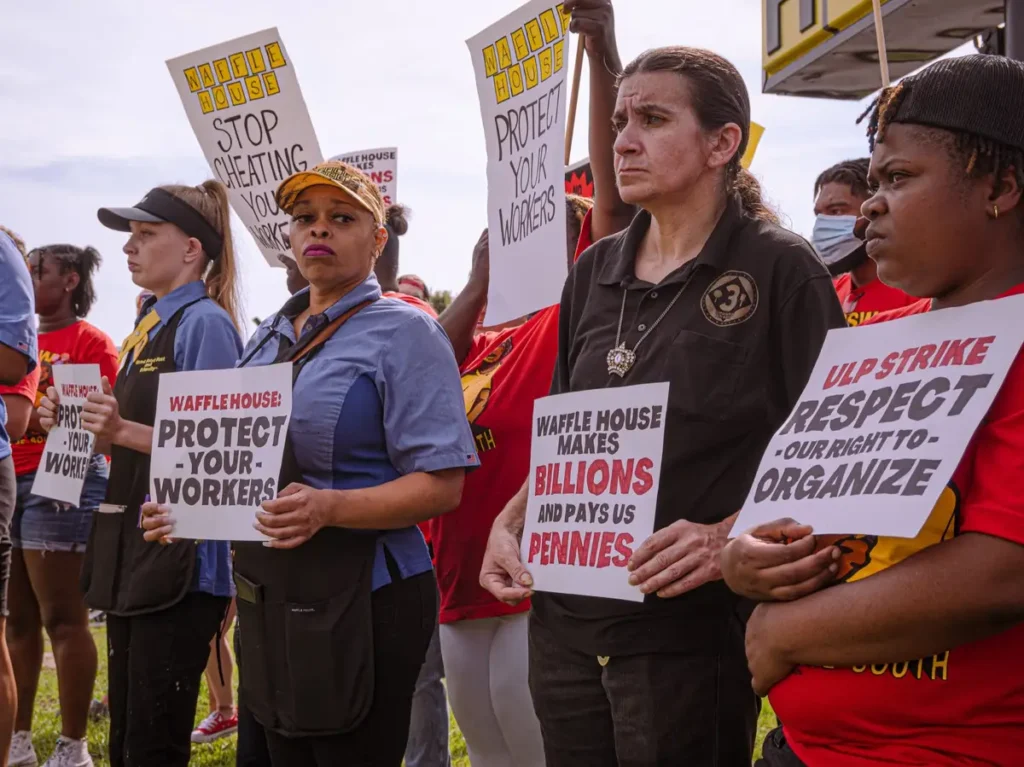Waffle House Wage protests