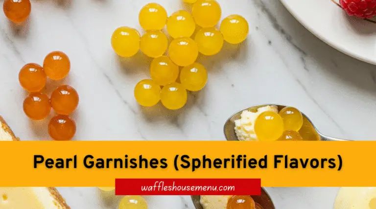 Pearl Garnishes (Spherified Flavors) | Add a Modern Touch to Your Desserts