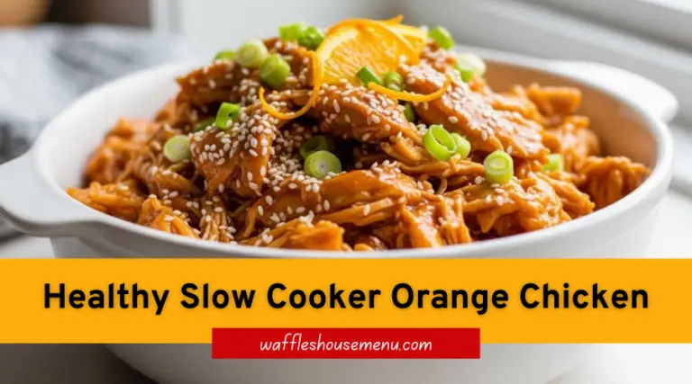 Healthy Slow Cooker Orange Chicken Recipe (Guilt-Free)