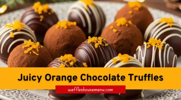 Juicy Orange Chocolate Christmas Truffles