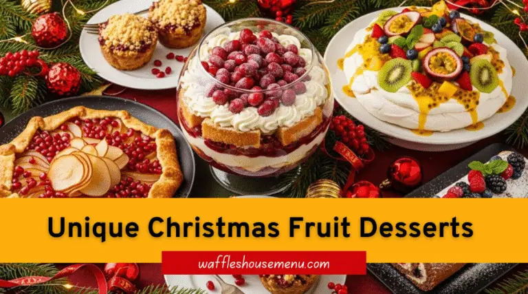 Unique Christmas Fruit Desserts