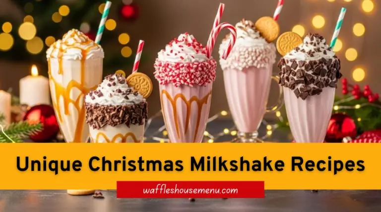 Unique Christmas Milkshake Recipes
