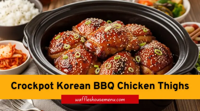 Crockpot Korean BBQ Chicken Thighs