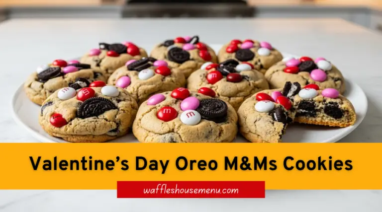 Valentine’s Day Oreo M&Ms Cookies